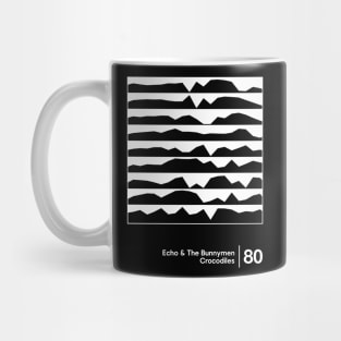 Echo & The Bunnymen - Minimalist Style Graphic Artwork Mug